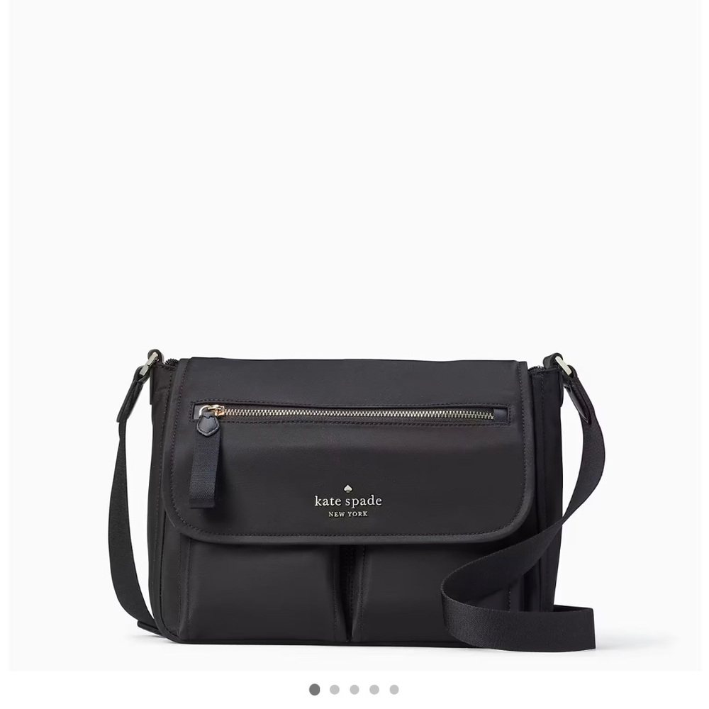 Kate Spade Black Chelsea Messenger bag NWOT